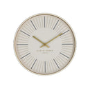 Orologio da Parete  Ø30x4,5 cm in Plastica Whatever Bianco