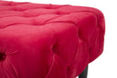 Puff Brigitte Bordeaux 74x74x43 cm Poliestere e MDF e Spugna Bordeaux