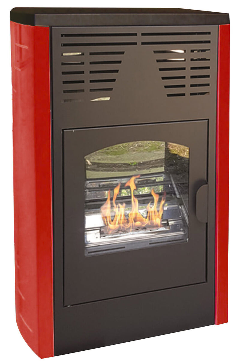 Stufa a Bioetanolo da Interno 4kW Vannini Melodia Ventilata Bordeaux