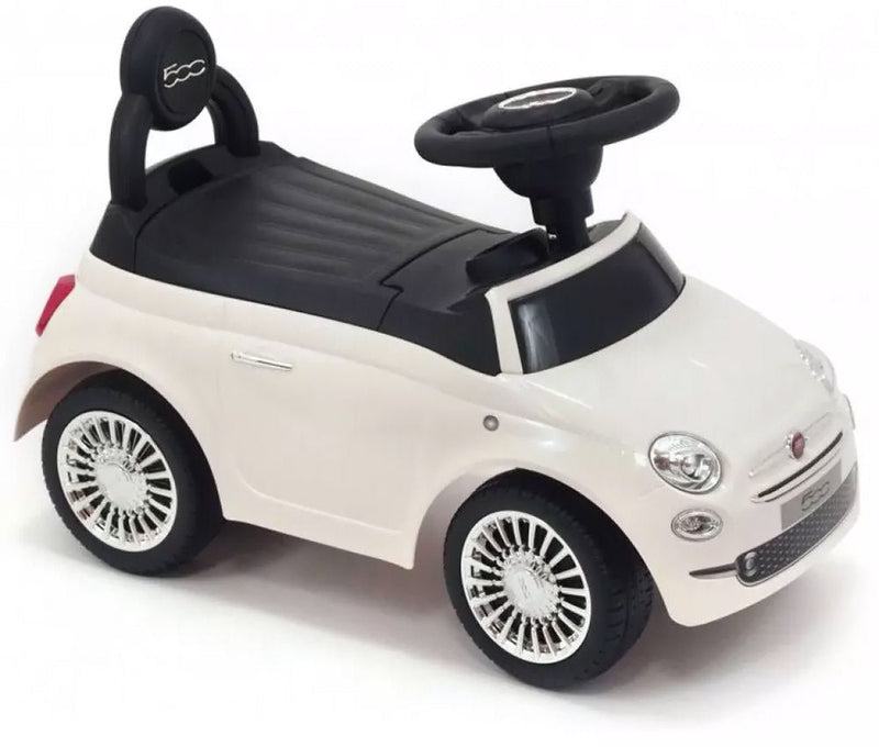 Macchina Cavalcabile per Bambini con Licenza Fiat 500 Baby Bianca