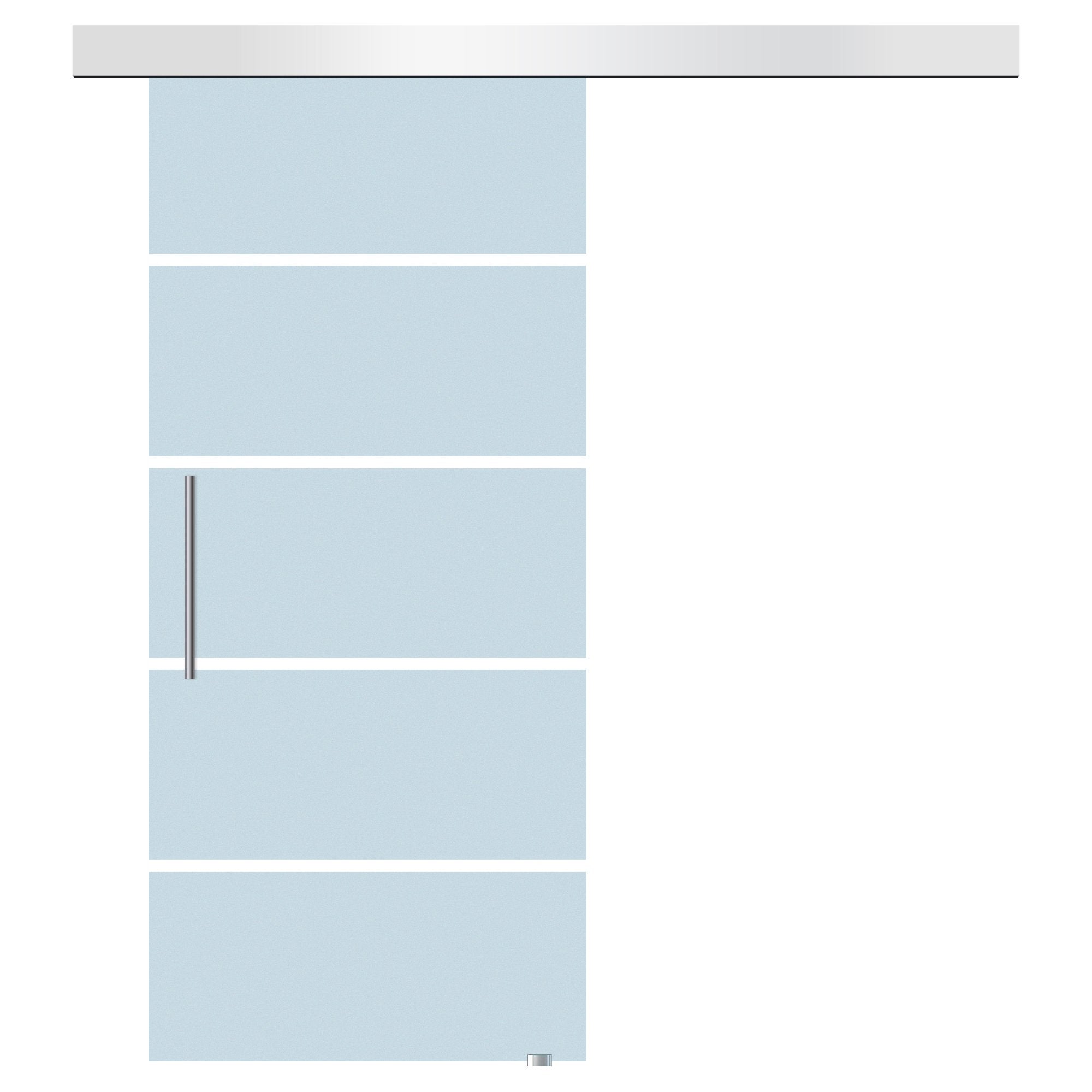 Glasschiebetür 102,5x205 cm...