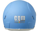 Casco Demi-Jet per Bambini Visiera Lunga CGM Varadero Smile 206S Azzurro Opaco