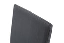 Set di 4 Sedie in Tessuto 93x52x45cm TFT DC Grigio Tessuto