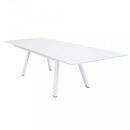 Tavolo Zante Allungabile 200/300x110x75 h cm in Alluminio Bianco