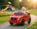 Macchina Elettrica per Bambini 12V con Licenza Mercedes AMG G63 Small Rossa