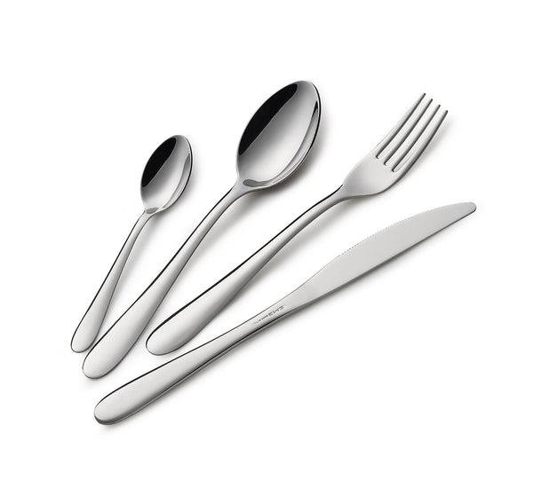Service Besteckset 24-teilig in Eme Segno Edelstahl sconto