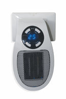 Stufa Stufetta da Parete 500W con TelecomandoDisplay LCD Kooper Pluggy Bianco
