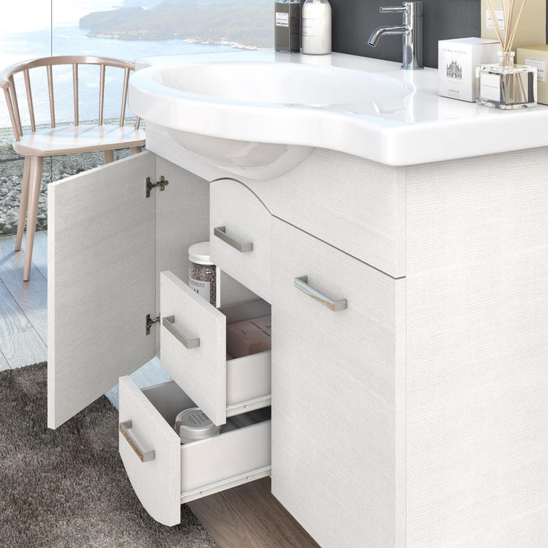 Mobile Bagno 105cm TFT Venus Bianco Specchio 2