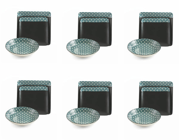 Villa d'Este Kyoto Steinzeug Tafelservice 18-teilig online