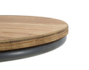 Sgabello Heintreck Ø39x55-70 cm Legno di Abete e in Ferro Grigio e Marrone