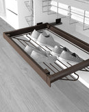 Cassetto Porta Scarpe Scarpiera per Armadio 60 cm Emuca Moka