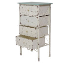 Mobile in Metallo con 4 Cassetti H 92 cm