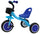 Kinderdreirad aus Metall mit Pedalen und Kidfun Tricygò hellblauem Korb