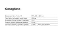 Camino a Bioetanolo da Pavimento 95x33x96 cm 2500W 1,5L Conegliano Bianco 