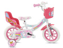 Bicicletta per Bambine 12" Unicorn Freno Caliper e Stabilizzatori in Acciaio Hi-Ten Rosa      