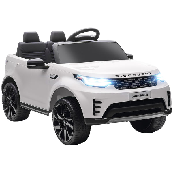 Macchina Elettrica per Bambini Licenza Ufficiale Land Rover Discovery 12V con Telecomando Bianco acquista