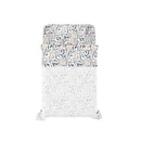 Set Lenzuola Singolo con Stampa Sopra Sotto e Federa Linea Ida Vesta 