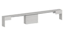 Set 2 Panche Allungabili 66/290x25x45 cm Pratika Singola A e B Larice Bianco  