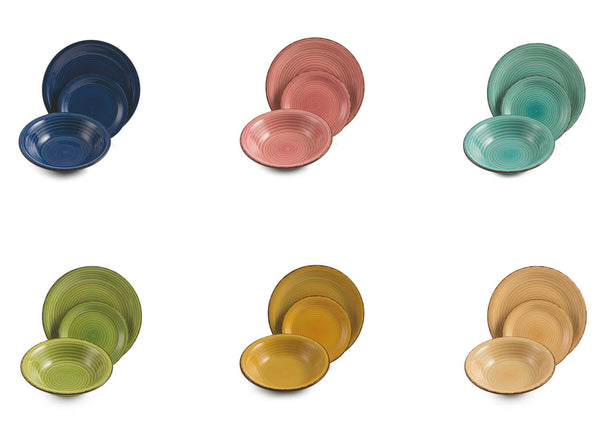 Villa d'Este Baita Spring Steinzeug Tafelservice 18-teilig online