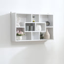 Mensola Soggiorno in Legno 8 Vani 85x14.5x47.5 cm 