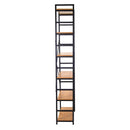 Libreria 6 ripiani 60x28xh184,5 cm in Metallo e Legno Achille Naturale