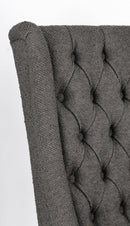 Set 2 Sedie 51x63x104h cm Columbia Grigio Bouclè 