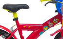 Bicicletta per Bambino 14"" 2 Freni Disney Mickey Mouse Rossa