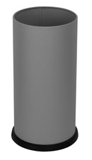 Portaombrelli in Acciaio Verniciato Ø24xh49 cm Con Vaschetta Raccogli Goccia Grigio