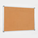 Lavagna con Fondo in Sughero 120x90 cm in Alluminio Silver