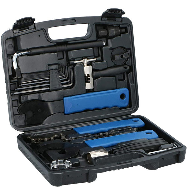 acquista Valigetta Attrezzi per Manutenzione Riparazione Bici Bicicletta Mountain Bike 20pz Kinzo