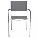 Poltrona Florida 56x57x89 h cm in Textilene Grigio