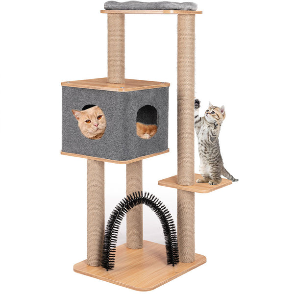 prezzo Tiragraffi Albero 1 Cuccia Coperta Casa Rifugio Graffiatoio Pallina Gatti Felini