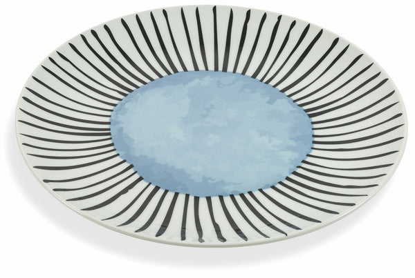 sconto Set 4 Speiseteller Ø31x3 cm aus Porzellan Villa d'Este Home Tivoli Marea