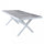 Tisch Mackay 200x100x75 h cm in Weißaluminium
