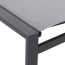 Lettino Prendisole da Giardino 74x200xH98 cm in alluminio e textilene Share Grigio