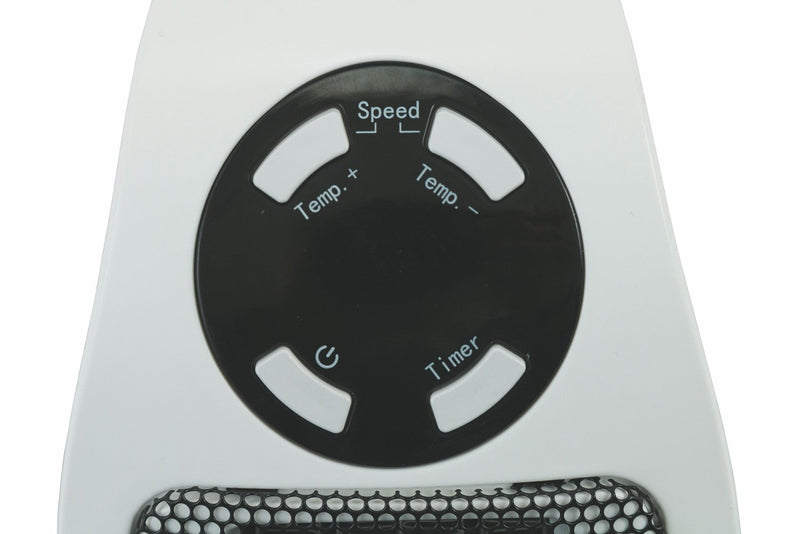 Stufa Stufetta da Parete 500W Display LCD Kooper Pluggy Bianco