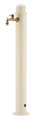 Hoher Gartenbrunnen mit Belfer 42/ARM Ivory Wasserhahn