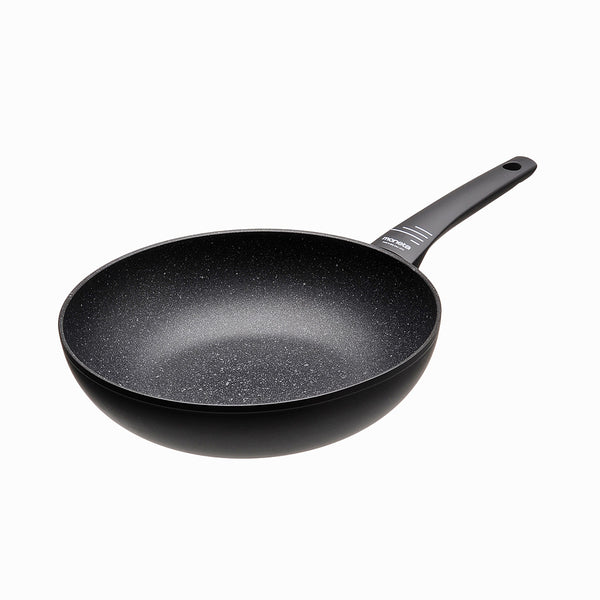 Padella Wok Ø28 cm Antiaderente Induzione in Alluminio Effetto Pietra Moneta Yes (Zeus 2.0) sconto