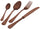 Besteckset Service 24-teilig aus Stahl 18/10 PVD Eme Royal Retro Chocolate