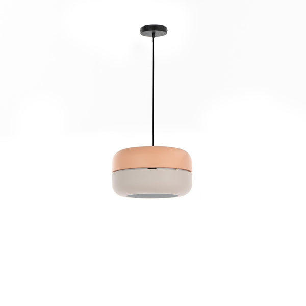 prezzo Lampada a Sospensione 35x35xH150 cm in Metallo Idra Rosa e Grigio