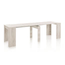 Consolle Allungabile 54/252x78,5x78 cm in Melamina Pino Bianco