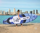 SUP Tavola Gonfiabile 305x81x15 cm con Pagaia Zaino e Accessori Wattsup Sar Blu