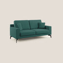 Divano 2 Posti 146x95x91 cm in Tessuto Petrolio