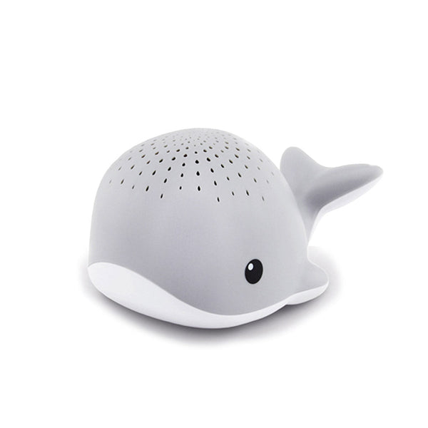 prezzo Balena Proiettore Cielo e Goccioline 9x15x8 cm in Plastica Grigio/Bianco