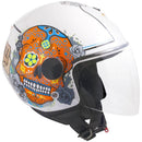 Casco Jet per Scooter Visiera Lunga CGM Cancun 107S Bianco 