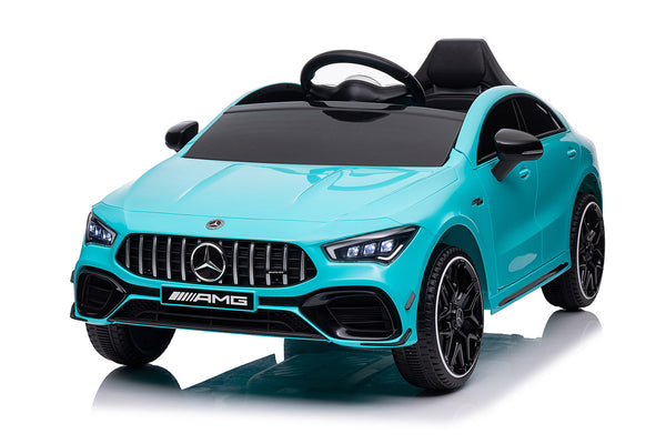 prezzo Macchina Elettrica per Bambini 12V con Licenza Mercedes CLA45 AMG Turchese