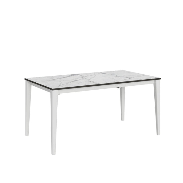 acquista Tavolo Allungabile 160/210/260x90x76,6 cm Kaneva Marmo Calacatta