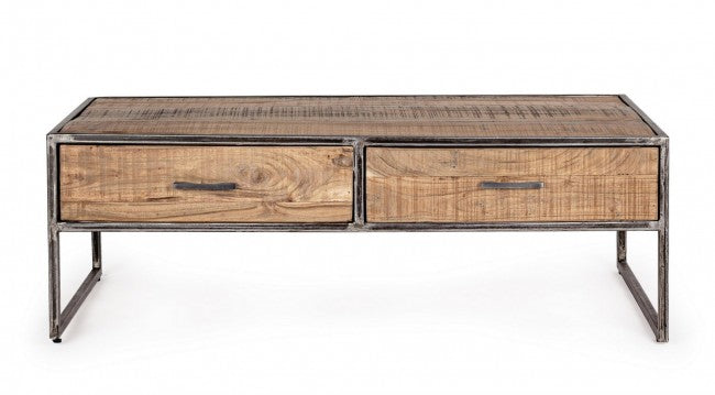 Tavolino 2 Cassetti 120x60x40h cm Elmer