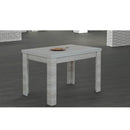 Tavolo allungabile 100/200x100x76 cm Maribor betulla bianco oliva