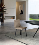 Set 4 Sedie Ariel 46x55x87,5 cm in Tessuto Easy-Clean Beige       